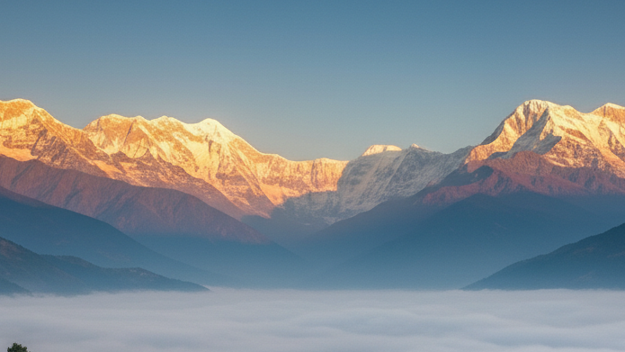 Nepal mountains landscape